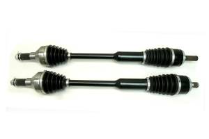 Monster XP Series Front CV Axles for Kawasaki 59266-0733, 59266-0732, Left & Right, Telescoping, Built Tough, 4340 Chromoly Steel, Direct Fit, Factory Length with 4" of Travel