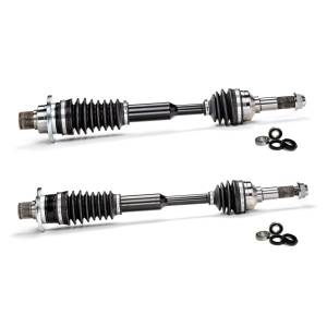 Monster Axles - Monster XP Series Rear CV Axles & Brg Kits for Yamaha Rhino 450 & 660 2004-2009, Left & Right, Telescoping, Built Tough, 4340 Chromoly Steel, Direct Fit, Factory Length with 4" of Travel - Image 1