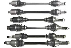 Precision Full CV Axle Set for Polaris Ranger 800 6x6 2010-2017, Front, Middle & Rear, Quality Tested, Heat-Treated, 4140 Chromoly Steel, Exact Fit, ATVPC
