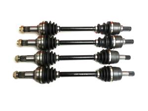 Precision Full CV Axle Set for Yamaha 28P-2510J-02-00, 28P-2530V-10-00, Front & Rear, Quality Tested, Heat-Treated, 4140 Chromoly Steel, Exact Fit, ATVPC