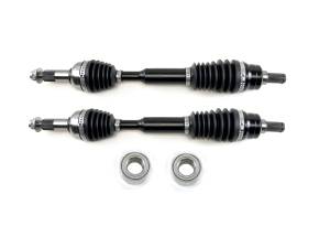 Monster XP Series Rear CV Axles & Brgs for Yamaha Grizzly 700 2016-2023, Left & Right, Telescoping, Built Tough, 4340 Chromoly Steel, Direct Fit, Factory Length with 4" of Travel