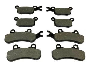 Monster Axles - Monster Performance Full Brake Pad Set for Can-Am Defender HD8 & HD10, Front & Rear, Ceramic, Quiet Braking, Low-Dust, All-Weather, Quality Tested - Image 2