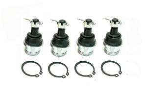 Monster Axles - Monster Performance Full Ball Joint Set for Honda 51355-HN0-A01, 51375-HP5-601, Upper & Lower, Heavy Duty, 4340 Chromoly Steel, Greaseable, Low Friction, Adjustable, Chrome Plated, Set of 4 - Image 3