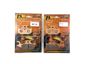 Monster Axles - Monster Performance Front Brake Pad Set for Can-Am 705600349, Outlander Traxter Renegade, Left & Right, Quiet Braking, Low-Dust, All-Weather, Quality Tested - Image 3