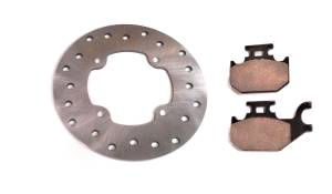 ATV Parts Connection - Performance Rear Brake Rotor & Pads for Can-Am 705600271, 705600604, Optimal Braking, Quality Tested, Quiet Operation, Precision Balanced, Corrosion Resistant, ATVPC - Image 1