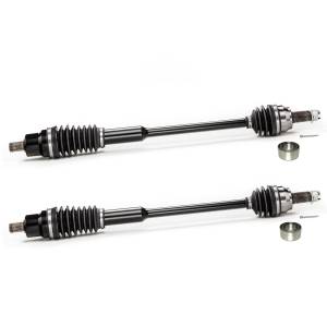 MONSTER AXLES - Monster XP Series Front CV Axles & Brgs for Polaris RZR XP XP4 1000 2014-2015 Left & Right, Telescoping, Built Tough, 4340 Chromoly Steel, Direct Fit, Factory Length with 4" of Travel - Image 1