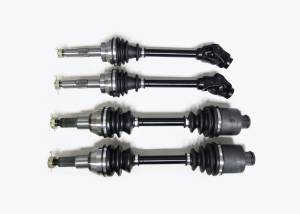 Precision Full CV Axle Set for Polaris 1380142, 2200960, Front & Rear, Quality Tested, Heat-Treated, 4140 Chromoly Steel, Exact Fit, ATVPC