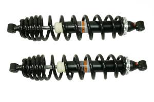 Monster Performance Rear Shocks for Polaris 7043374, 7041956, Left & Right, Monotube, Dual-Rate, Responsive Handling, Quality Tested, Monotube, Gas-charged, Anti-foam, Anti-shear, Adjustable