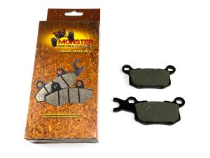 MONSTER AXLES - Monster Performance Rear Right Brake Pads for Can-Am 715900382, Ceramic, Quiet Braking, Low-Dust, All-Weather, Quality Tested - Image 2