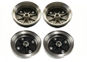 Full Brake Drum Set for Kawasaki 41038-0034, 41038-0035, Front & Rear, Mule 3000 3010 4000 4010 KAF620 KAF950, Smooth Stopping, Quality Tested, Quiet Operation, Balanced, Fade Resistant, ATVPC