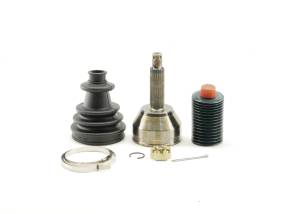CV Joint Kit for Polaris Ranger 4x4 500, Ranger 6x6 700, Ranger 4x4 XP 700 2006-2007, Front, Outer, Precision Machined, Heat-Treated, Smooth Articulation, Quality Grease, ATVPC
