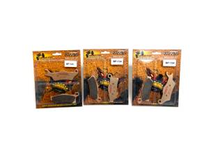 Monster Axles - Monster Performance Full Brake Pad Set for Can-Am 705601014, 705601015, Front & Rear, Quiet Braking, Low-Dust, All-Weather, Quality Tested - Image 2