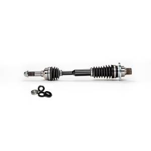 Monster XP Series Rear Left CV Axle & Brg Kit for Yamaha Rhino 450 660 700 2004-2013, Telescoping, Built Tough, 4340 Chromoly Steel, Direct Fit, Factory Length with 4" of Travel