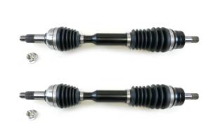 Monster XP Series Front CV Axles for Yamaha Grizzly 700 2014-2015, Left & Right, Telescoping, Built Tough, 4340 Chromoly Steel, Direct Fit, Factory Length with 4" of Travel
