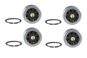 Monster Axles - Monster Performance Full Ball Joint Set for Polaris, Upper & Lower, Heavy Duty, 4340 Chromoly Steel, Greaseable, Low Friction, Adjustable, Chrome Plated, Set of 4 - Image 2