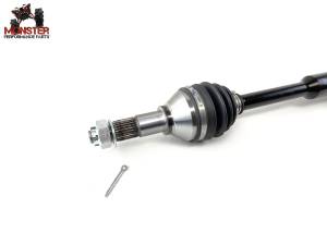 Monster Axles - Monster XP Series Front Left CV Axle & Brg for Can-Am Maverick XC XXC 1000 2014-2017, Telescoping, Built Tough, 4340 Chromoly Steel, Direct Fit, Factory Length with 4" of Travel - Image 4