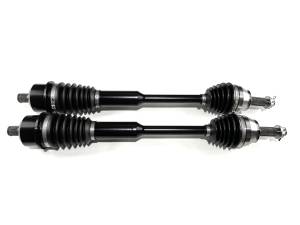 Monster XP Series Front CV Axles for Arctic Cat 2502-708, Wildcat XX 2018-2022, Left & Right, Telescoping, Built Tough, 4340 Chromoly Steel, Direct Fit, Factory Length with 4" of Travel