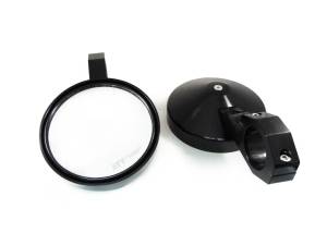 ATV Parts Connection - 5" Side View Mirrors for 1.75" Roll Cage Bar, CNC Machined Aluminum, Corrosion Resistant, Long-Lasting, Quality Tested, ATVPC - Image 1