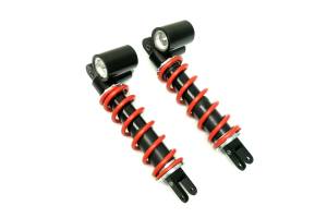 Monster Performance Rear Shocks for Honda TRX400X 2013-2014 52400-HN1-A91, Left & Right, Responsive Handling, Optimal Damping, Quality Tested, Gas-charged, Anti-foam, Anti-shear, Adjustable