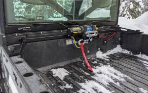 Aprove - Aprove Bed Winch Mount for Polaris Ranger XP 900 & Ranger XP 1000, Heavy Duty Steel, Precision Engineered, Weather Resistant, Corrosion Proof, Black Powder Coat, Long-Life Durability - Image 2