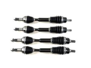 Monster XP Series Full CV Axle Set for Yamaha Grizzly 700 2016-2023, Front & Rear, Telescoping, Built Tough, 4340 Chromoly Steel, Direct Fit, Factory Length with 4" of Travel