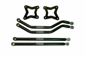 MONSTER AXLES - Monster Performance High Clearance Rear Radius Arm Set for Polaris RZR XP XP4 1000 2014-2024, Precision Machined, Steel, Improve Stability, Reduce Flex, Set of 4, Black - Image 2