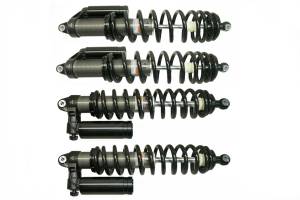 Monster Performance Full Shock Set for Can-Am 706203352, 706203353, Front & Rear, Monotube, Quality Tested, Gas-charged, Anti-foam, Anti-shear, Adjustable