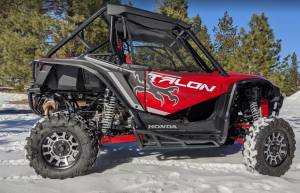 Aprove - Aprove Nerf Bars for Honda Talon 1000R & 1000X, Heavy Duty Steel, Precision Engineered, Weather Resistant, Corrosion Proof, Black Powder Coat, Long-Life Durability - Image 3