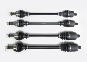 Precision Full CV Axle Set for Polaris 1333263, 1333081, Front & Rear, Quality Tested, Heat-Treated, 4140 Chromoly Steel, Exact Fit, ATVPC