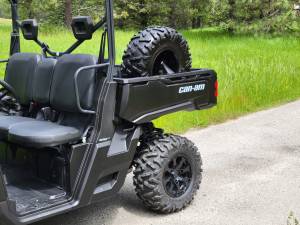 Aprove - Aprove Spare Tire Carrier for Can-Am Defender HD5 HD8 HD10 2016-2022, Heavy Duty Steel, Precision Engineered, Weather Resistant, Corrosion Proof, Black Powder Coat, Long-Life Durability - Image 5