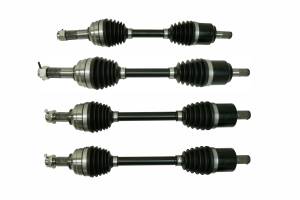 Precision Full CV Axle Set for Honda Rubicon 520 2020-2024, TRX520 FA5 FA6 FA7 FM6, Front & Rear, Quality Tested, Heat-Treated, 4140 Chromoly Steel, Exact Fit, ATVPC