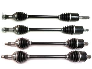 Precision Full CV Axle Set for Can-Am 705401801, 705401802, 705502406, Front & Rear, Quality Tested, Heat-Treated, 4140 Chromoly Steel, Exact Fit, ATVPC