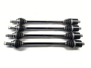 Precision Full CV Axle Set for Polaris RZR XP Turbo S & XP4 Turbo S 2018-2021, Front & Rear, Quality Tested, Heat-Treated, 4140 Chromoly Steel, Exact Fit, ATVPC