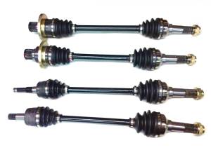 Precision Full CV Axle Set for Yamaha Rhino 450 & Rhino 660 2004-2009, Front & Rear, Quality Tested, Heat-Treated, 4140 Chromoly Steel, Exact Fit, ATVPC