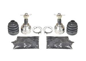 CV Joint Kits for Honda FourTrax Foreman Rancher, Front, Outer, Set of 2, Precision Machined, Heat-Treated, Smooth Articulation, Quality Grease, ATVPC