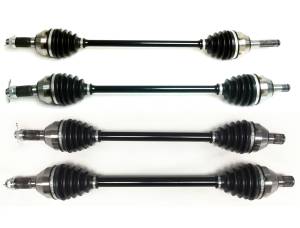 Precision Full CV Axle Set for Can-Am  705401686, 705401687, 705502154, Front & Rear, Quality Tested, Heat-Treated, 4140 Chromoly Steel, Exact Fit, ATVPC