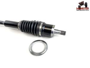 Monster Axles - Monster XP Series Front Left CV Axle & Brg for Can-Am Maverick XC XXC 1000 2014-2017, Telescoping, Built Tough, 4340 Chromoly Steel, Direct Fit, Factory Length with 4" of Travel - Image 3