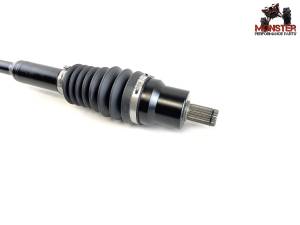 Monster Axles - Monster XP Series Front CV Axle for Polaris 1332858, Left or Right, Ranger Diesel 900, Diesel Crew, Telescoping, Built Tough, 4340 Chromoly Steel, Direct Fit, Factory Length with 4" of Travel - Image 3