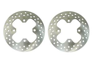 ATV Parts Connection - Performance Front Brake Rotors for Honda 45251-HR6-A62, Left & Right, Optimal Braking, Quality Tested, Quiet Operation, Precision Balanced, Corrosion Resistant, Set of 2, ATVPC - Image 1