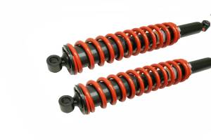 Monster Axles - Monster Performance Rear Shocks for Honda Rincon 650 2003-2005, Left & Right, Monotube, Red, Responsive Handling, Optimal Damping, Quality Tested, Gas-charged, Anti-foam, Anti-shear, Adjustable - Image 2