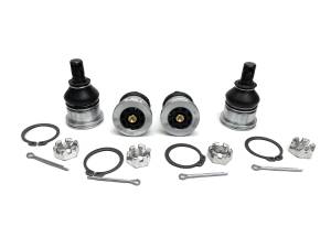 MONSTER AXLES - Monster Performance Full Ball Joint Set for Yamaha 3B4-23579-00-00, 3B4-23579-01-00, Upper & Lower, Heavy Duty, 4340 Chromoly Steel, Greaseable, Low Friction, Adjustable, Chrome Plated, Set of 4 - Image 2