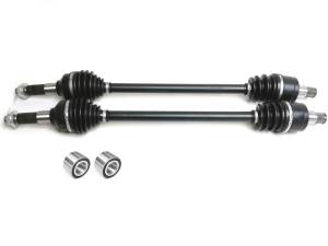 Precision Front CV Axles & Brgs for Kawasaki 59266-0710, Mule PRO, Left & Right, Quality Tested, Heat-Treated, 4140 Chromoly Steel, Exact Fit, ATVPC