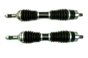 Monster XP Series Rear CV Axles for Can-Am 705501486, 705501487, Left & Right, Telescoping, Built Tough, 4340 Chromoly Steel, Direct Fit, Factory Length with 4" of Travel