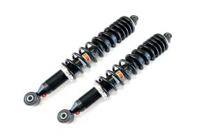Monster Axles - Monster Performance Front Shocks for Yamaha Raptor 700 2013-2019 1PE-F3390-00-00, Left & Right, Dual Rate, Red, Responsive Handling, Quality Tested, Gas-charged, Anti-foam, Anti-shear, Adjustable - Image 3