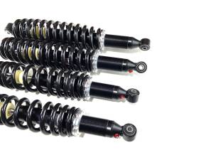 Monster Axles - Monster Performance Full Shock Set for CFMOTO UFORCE 500 800 2014-2022, Front & Rear, Monotube, Responsive Handling, Optimal Damping, Quality Tested, Gas-charged, Anti-foam, Anti-shear, Adjustable - Image 2