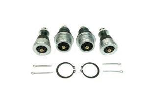 Monster Axles - Monster Performance Full Ball Joint Set for Honda 51375-HL6-A02, 51220-TY0-004, Upper & Lower, Heavy Duty, 4340 Chromoly Steel, Greaseable, Low Friction, Adjustable, Chrome Plated, Set of 4 - Image 2