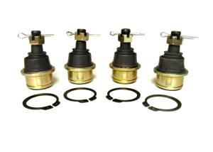 Precision Full Ball Joint Set for Honda FourTrax 300 1993-2000, Foreman 400 1995-2003, Upper & Lower, Set of 4, Exact Fit, Corrosion Resistant, Low-Friction, Pre-Greased, ATVPC