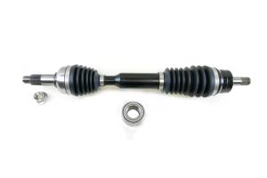 Monster XP Series Front CV Axle & Brg for Yamaha Grizzly 700 2014-2015, Telescoping, Built Tough, 4340 Chromoly Steel, Direct Fit, Factory Length with 4" of Travel