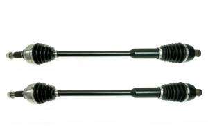 Monster XP Series Front CV Axles for Polaris 1334560, Left & Right, RZR Turbo R R4, Telescoping, Built Tough, 4340 Chromoly Steel, Direct Fit, Factory Length with 4" of Travel