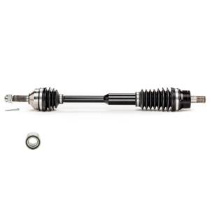Monster XP Series Front CV Axle & Brg for Kawasaki 59266-0037, 59266-0028, Telescoping, Built Tough, 4340 Chromoly Steel, Direct Fit, Factory Length with 4" of Travel